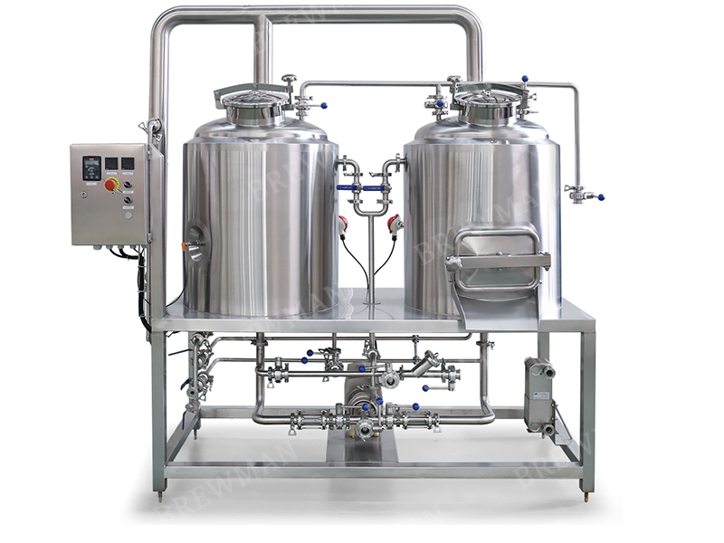 Sistema de elaboración de cerveza Pico eléctrico de 2 recipientes de 100 litros y 100 litros para la venta